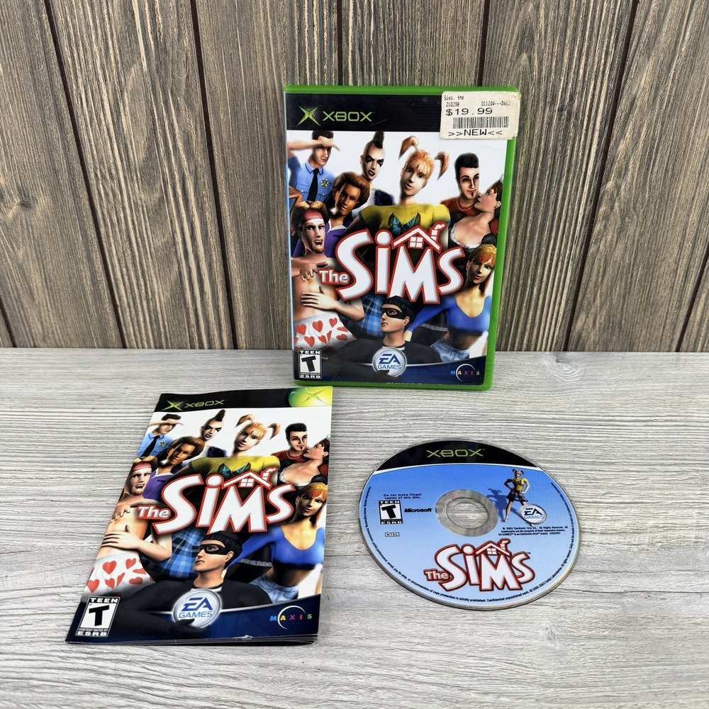 Sims (The Sims) - Microsoft Xbox CIB Tested!
